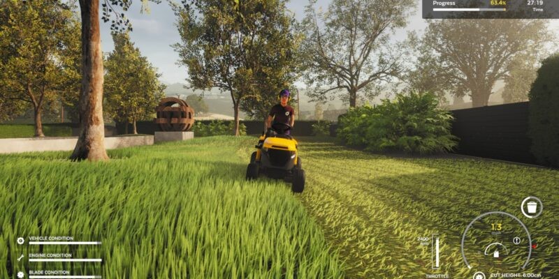 Lawn Mowing Simulator - نقد و بررسی بازی Lawn Mowing Simulator